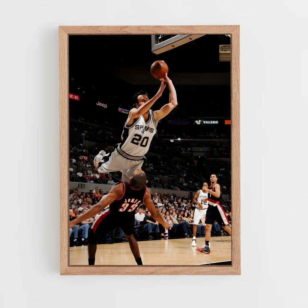 Poster L'Envol de Manu – affiche Basketball (vue 4)